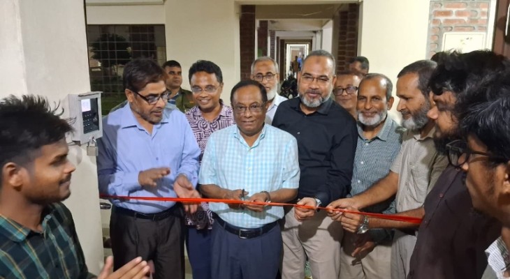 বায়োমেট্রিক হাজিরা চালু করলো হাবিপ্রবির বিজয়-২৪ হল